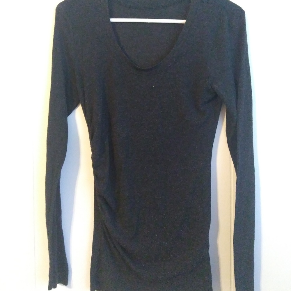 Gray Maternity Shirt